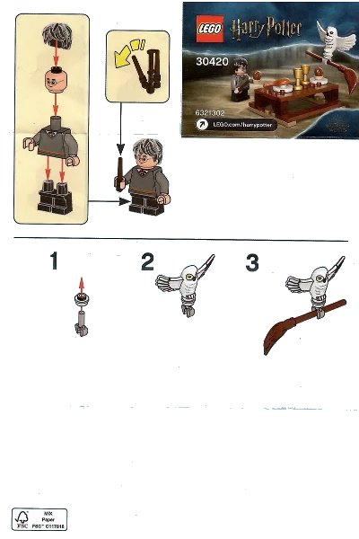 LEGO onderdeel Harry Potter and Hedwig: Owl Delivery polybag (30420-1)