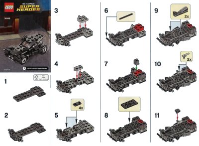 LEGO onderdeel The Batmobile polybag (30446-1)