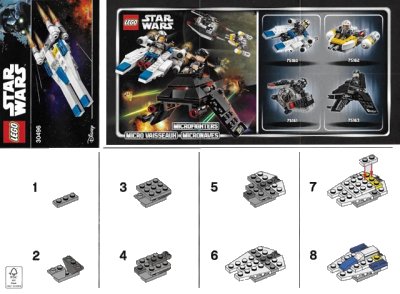 LEGO onderdeel U-Wing Fighter - Mini polybag (30496-1)