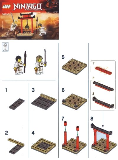 LEGO onderdeel WU-CRU Target Training polybag (30530-1)