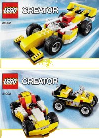 LEGO onderdeel Super Racer 31002-1