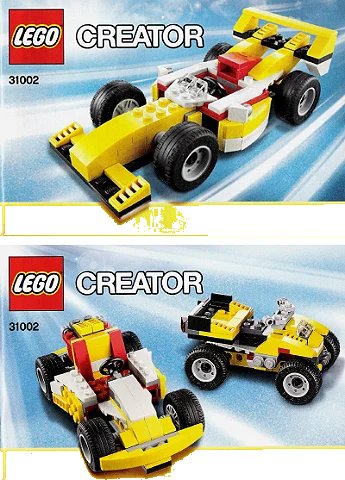LEGO onderdeel Super Racer (31002-1)