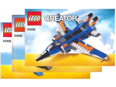 LEGO onderdeel Thunder Wings (31008-1)