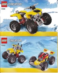 LEGO onderdeel Turbo Quad 31022-1