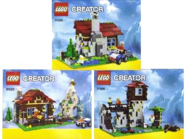 LEGO onderdeel Mountain Hut (31025-1)