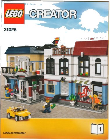 LEGO part Negozio di Bici & Caffetteria (31026-1)