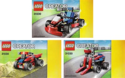 LEGO onderdeel Red Go-Kart (31030-1)
