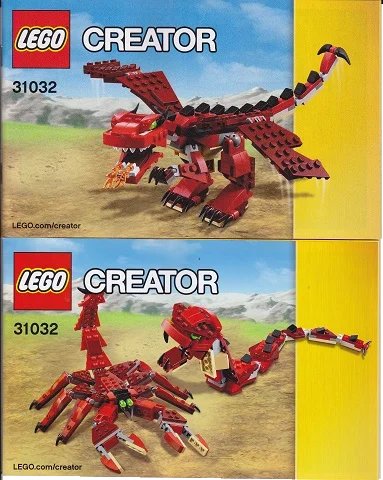 LEGO onderdeel Red Creatures (31032-1)