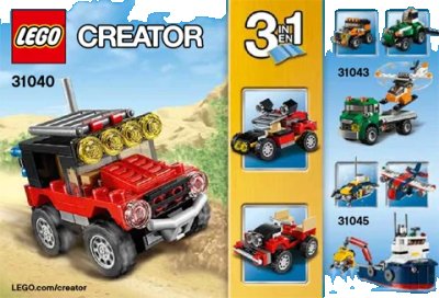LEGO onderdeel Desert Racers (31040-1)