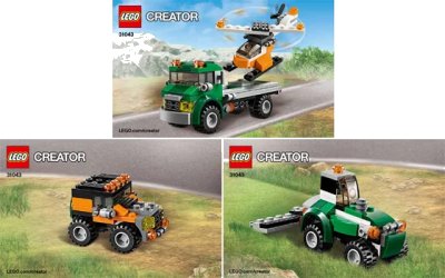 LEGO onderdeel Chopper Transporter (31043-1)