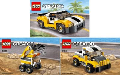 LEGO onderdeel Fast Car (31046-1)