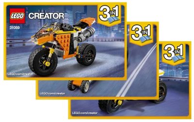 LEGO onderdeel Sunset Street Bike (31059-1)