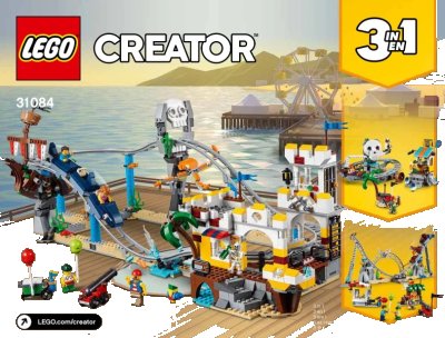 LEGO onderdeel Pirate Roller Coaster (31084-1)