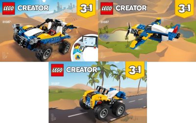 LEGO onderdeel Dune Buggy (31087-1)