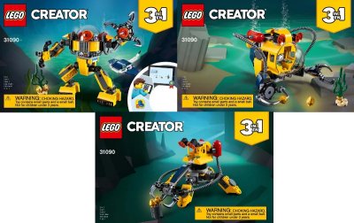 LEGO onderdeel Underwater Robot (31090-1)