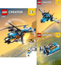 LEGO part Twin-Rotor Helicopter 31096-1