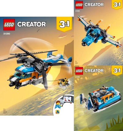 LEGO onderdeel Twin-Rotor Helicopter (31096-1)