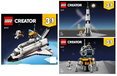 LEGO onderdeel Space Shuttle Adventure (31117-1)