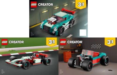 LEGO onderdeel Street Racer (31127-1)