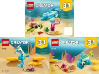 LEGO onderdeel Dolphin and Turtle 31128-1
