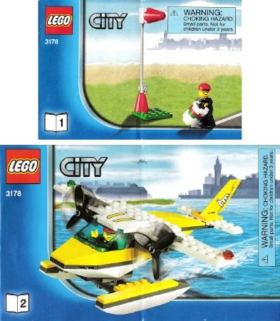 LEGO onderdeel Seaplane (3178-1)