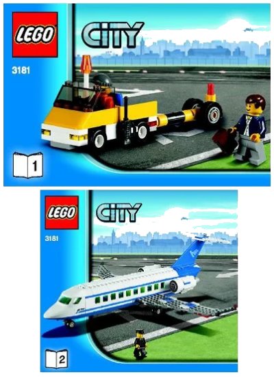 LEGO onderdeel Passenger Plane (3181-1)