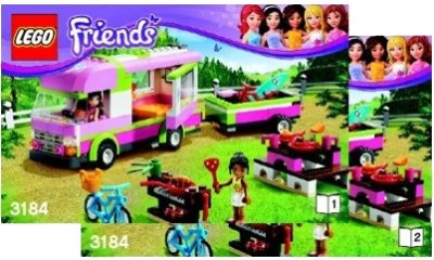LEGO onderdeel Adventure Camper (3184-1)