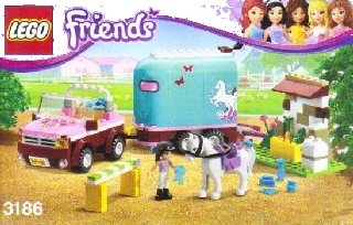 LEGO onderdeel Emma's  Horse Trailer (3186-1)
