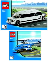 LEGO onderdeel Helicopter and Limousine 3222-1