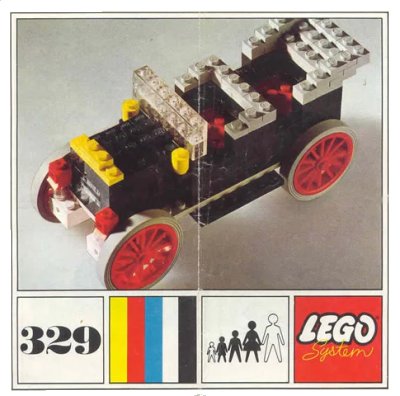 LEGO onderdeel Antique Car (329-1)