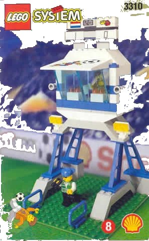LEGO onderdeel Commentator and Press Box (3310-1)