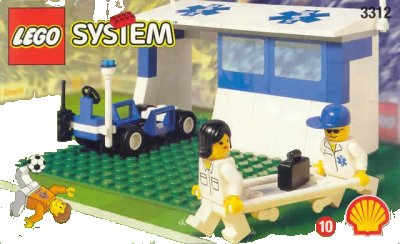 LEGO onderdeel Medic's Station (3312-1)