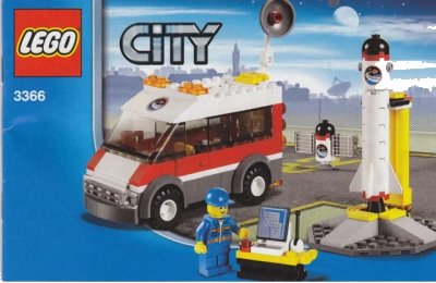 LEGO onderdeel Satellite Launch Pad (3366-1)