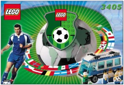 LEGO onderdeel Blue Bus (3405-1)
