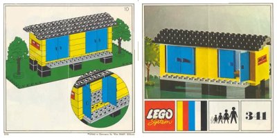 LEGO onderdeel Warehouse (341-1)