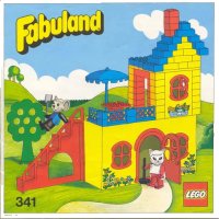 LEGO part Cathy Cat's & Morty Mouse's Cottage 341-2