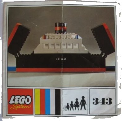 LEGO onderdeel Train Ferry (343-1)