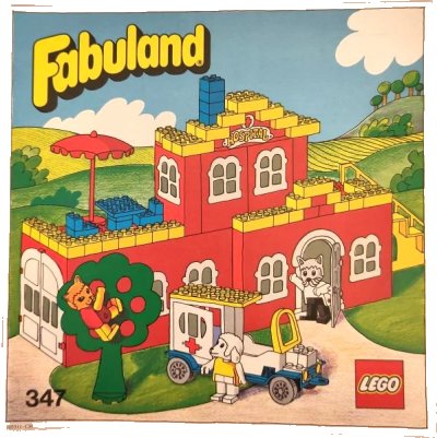 LEGO onderdeel Doc David's Hospital (347-3)