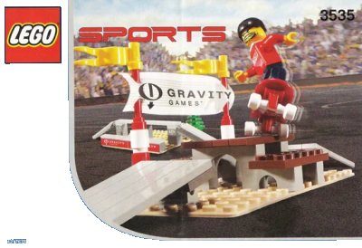 LEGO onderdeel Skateboard Street Park (3535-1)