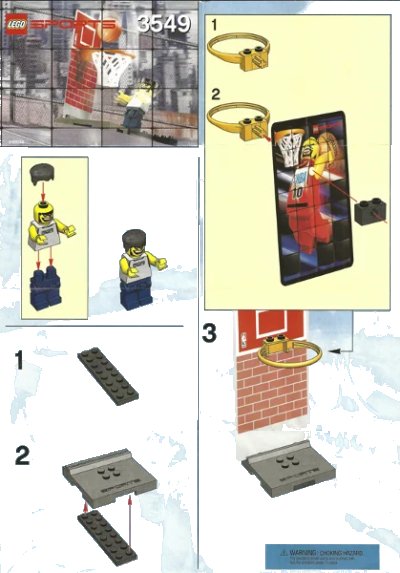 LEGO onderdeel Practice Shooting (3549-1)