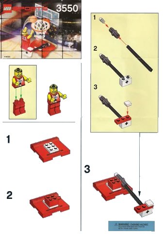 LEGO onderdeel Jump and Shoot (3550-1)