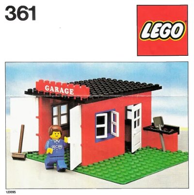 LEGO onderdeel Garage (361-2)