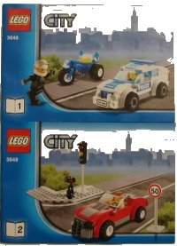 LEGO part Police Chase 3648-1
