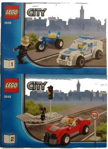 LEGO onderdeel Police Chase (3648-1)