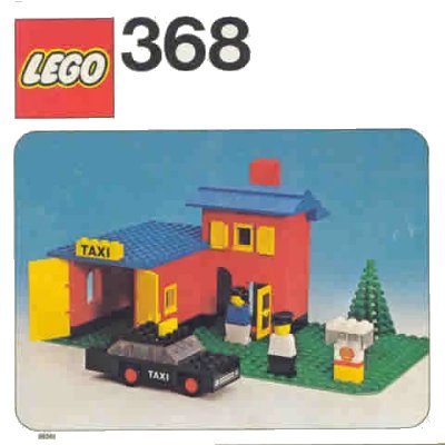 LEGO onderdeel Taxi Station (368-1)