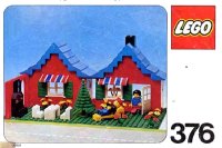 LEGO onderdeel Town House with Garden 376-2