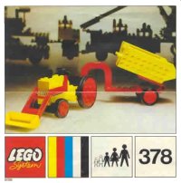LEGO onderdeel Tractor 378-1