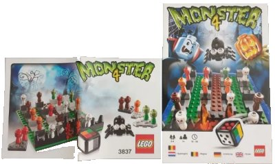 LEGO onderdeel Monster 4 (3837-1)