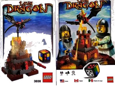 LEGO onderdeel Lava Dragon (3838-1)