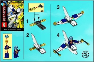 LEGO onderdeel Hikaru Little Flyer polybag (3885-1)